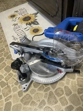 Kobalt 7-1/4-in 24-volt Dual Bevel Sliding Compound Cordless Miter Saw