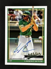 Lawrence Butler 2026 Topps 75th Anniversary 1991 Style - Autograph #91A-LB