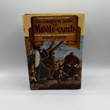 The Complete Guide to Middle Earth by Robert Foster 1978 Tolkien Reference HCDJ