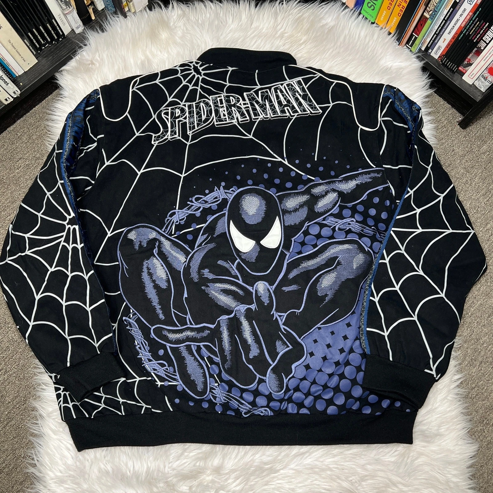 MARVEL SPIDERMAN SYMBIOTE JACKET  BLACK