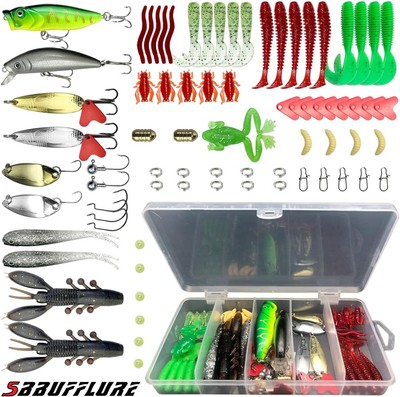 Fishing Topwater Lures Kit for 84, 84Pcs 
