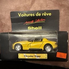 A904 Maisto Chrysler Viper RT/10 Yellow 1:39 Friction Toy Car Boxed GC Ref N10