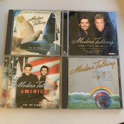 4 CD Modern Talking Sammlung Ready For Romance+Romantic Warriors+America+Final A