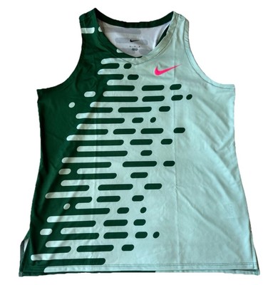 New Nike Pro Elite Team Distance Track Singlet DR5207-341 Women s Large-Tall