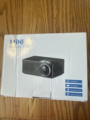 Portable Led Projector High Resolution Mini Brand New!