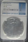 2026 American Silver Eagle 1 Oz  Silver Coin NGC First Day of Issue MS70 In Hand