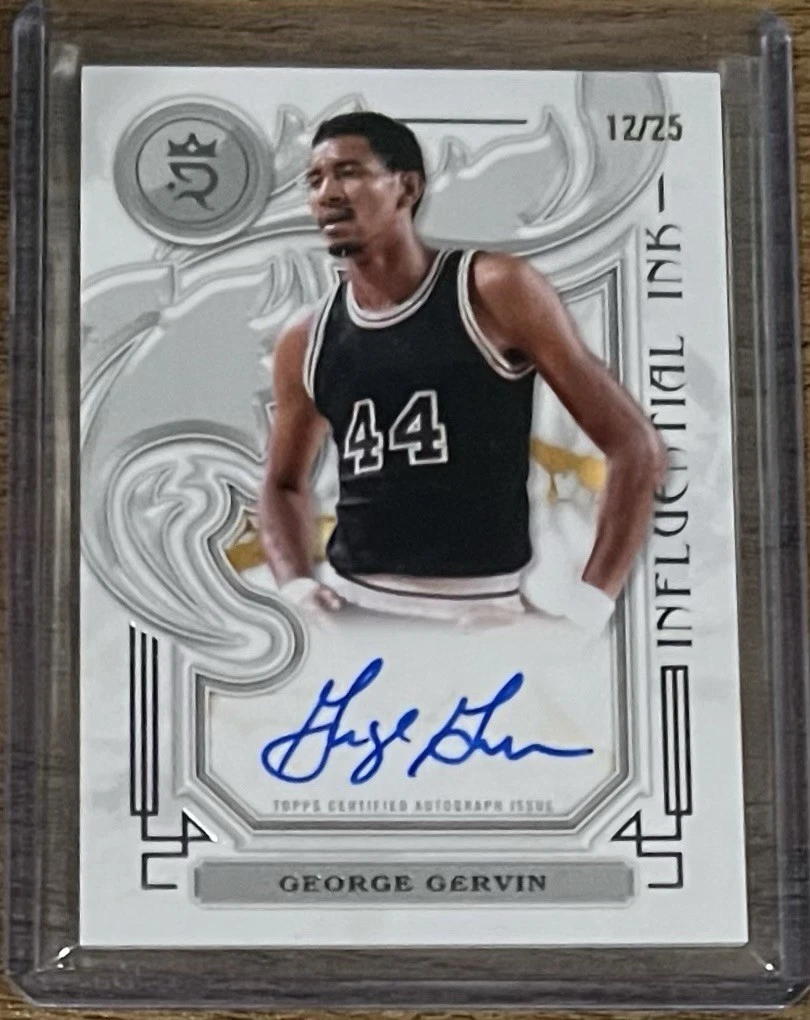 Topps George Gervin Basketball Serial Numbered Sports Trading