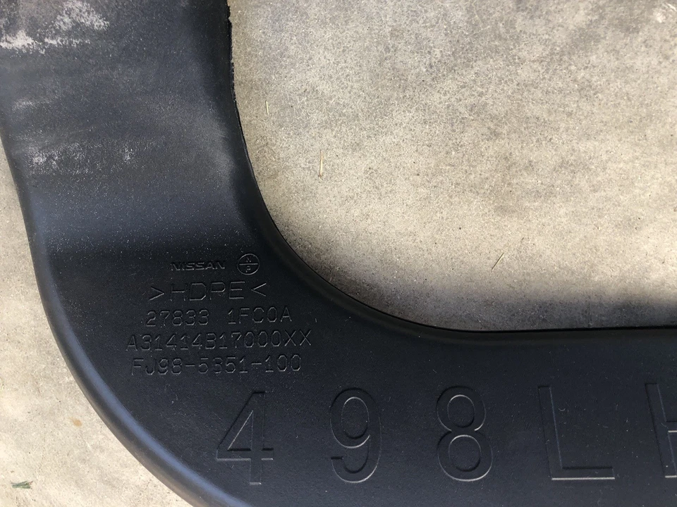 Nissan Cube 2011, conducto de calefacción de aire acondicionado, conductor izquierdo, fabricante de equipos originales Foto 3 de 4