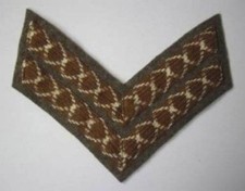 BRITISH ARMY - WWI. CORPORAL STRIPES ( EARLY PATTERN ).