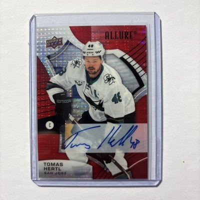 Tomas Hertl - 2021-22 Upper Deck Allure Red Rainbow Autograph Auto