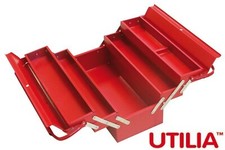 CASSETTA PORTAUTENSILI PORTA ATTREZZI IDRAULICO ELETTRICISTA FERRO 5 SCOMPARTI.