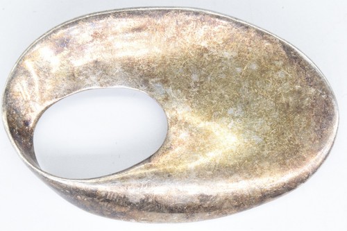 Vintage Signed P STER Sterling Silver Large Modernist Pin 2.18"x1.4" *26 Grams* - Picture 2 of 5