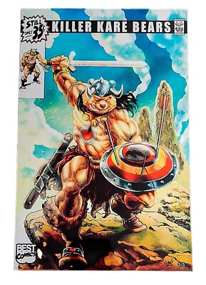 Killer Kare Bears Comic Conan The Barbarian Homage METAL Cover Variant #3/5 NM/M