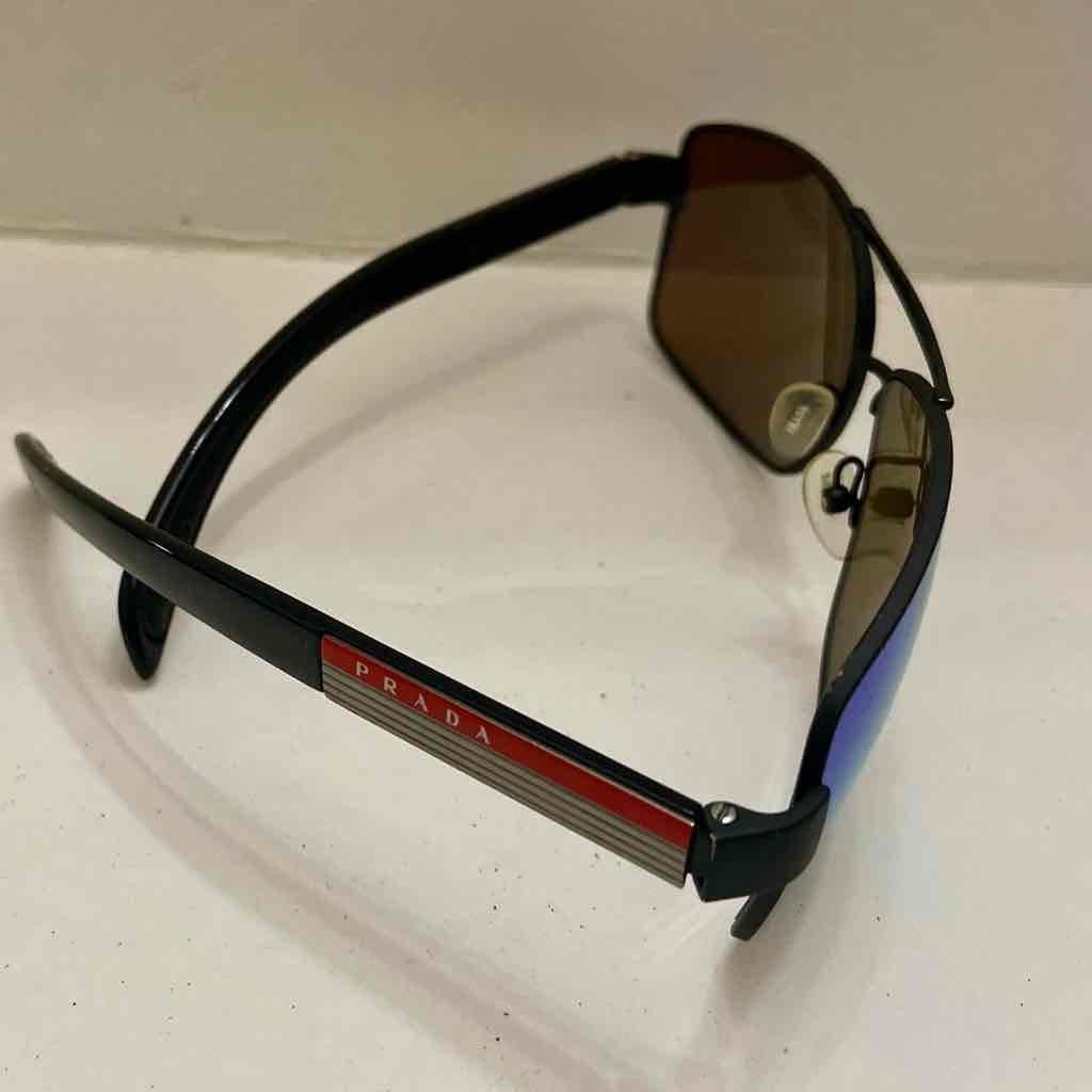 Prada - Italy Polarized Mirrored Aviator Sunglasses SPS 541 65-14 5AV-5Z1 125 3P $_57.JPG?set_id=880000500F main image 4