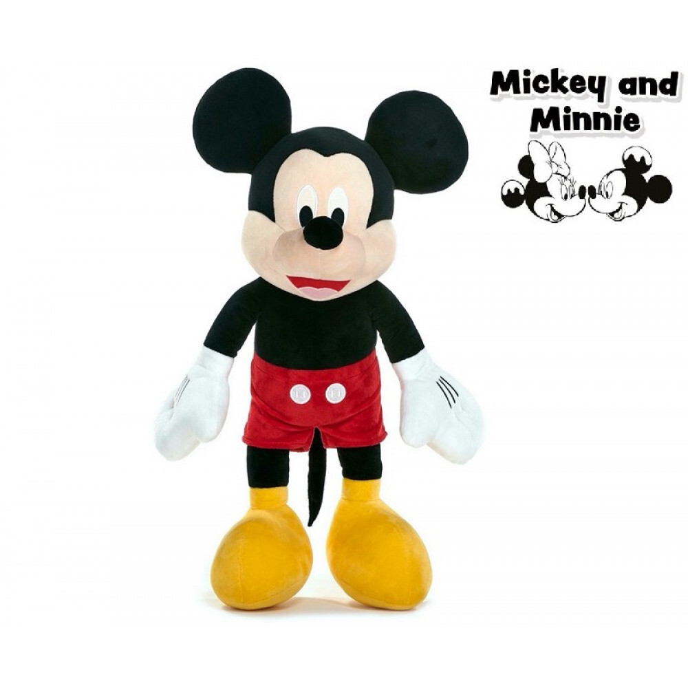Disney Peluche Plush Mickey Mouse 43cm Artículo De Licencia Dinotoys 71139