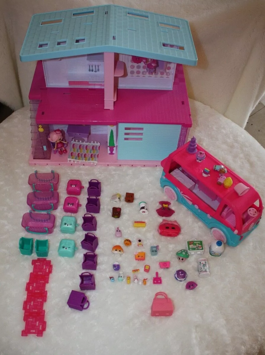 SHOPKINS HAPPY PLACES GRAND MANSION Orig Doll and Pieces plus ICE