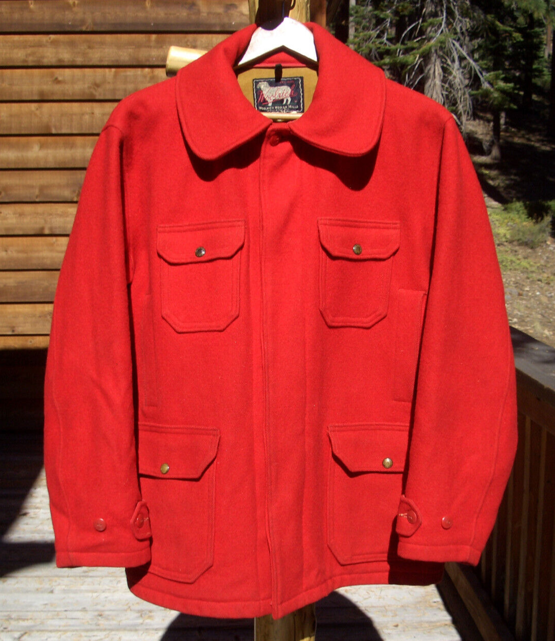 美品　50's〜Vintage WOOLRICH Wool Jacket Red