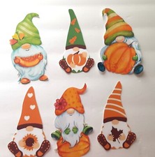 3D UPick Gnomes Leaves Pumpkins Sunflower Fall Scrapbook Card Embellishment