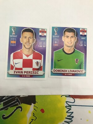 Panini World Cup QATAR 2022 Stickers Dominik Livakovic,Ivan Perisic ...