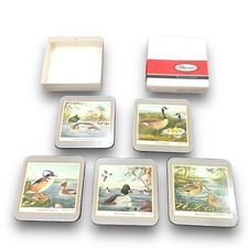 Vintage Pimpernel Placemats x 5 "Water Birds" Made In England 22cm x 19.5cm VGC