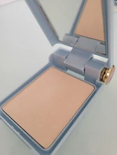 Vtg Coty Lipstick Duet Compact Makeup Totally Transparent Pressed Powder *READ