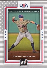 (38) 2016 Donruss GARRETT HAMPSON USA Rookie Card LOT #USA-16 Rockies
