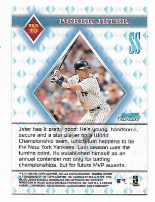 その他 DEREK JETER 1999 BOWMAN CHROME REFRACTOR s-l400.jpg
