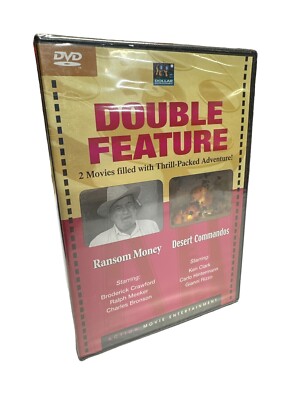 NEW SEALED Double Feature Ransom Money Desert Commandos DVD 2005