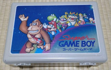 Nintendo Super GAME BOY étui de transport vide boîte de rangement Mario Donke...