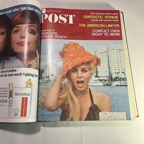 Saturday Evening Post Bound Magazine Hardcover Book Vol 239 January - March 1966 - Picture 11 of 23