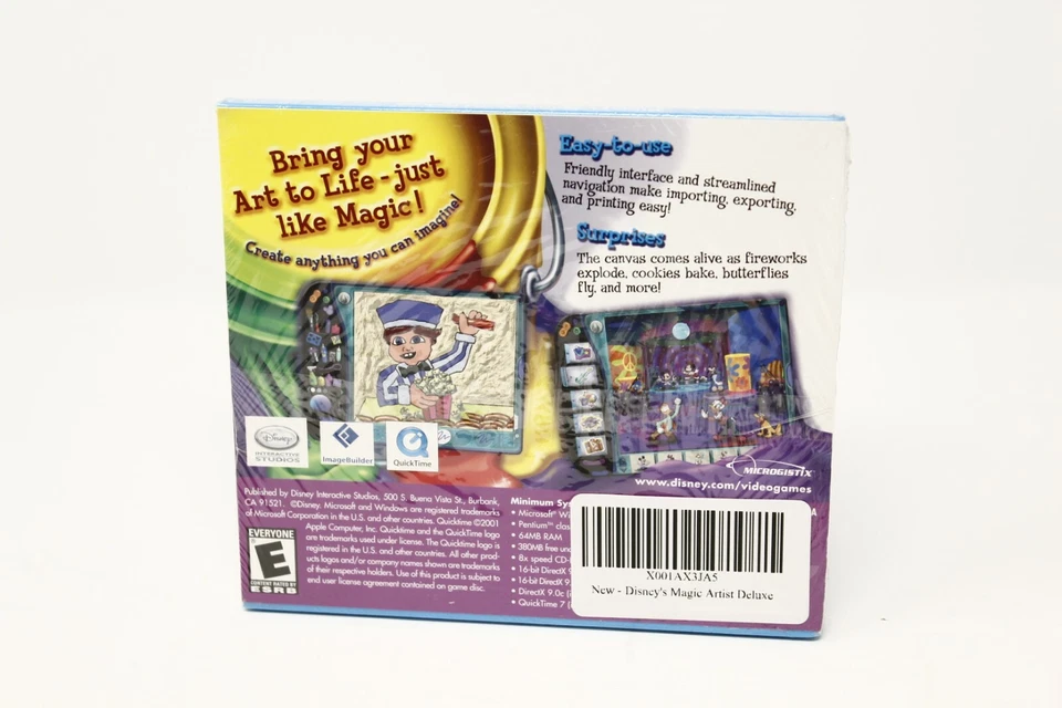 Disney Magic Artist Deluxe - PC Art Sim - New Sealed - Image 2 of 4