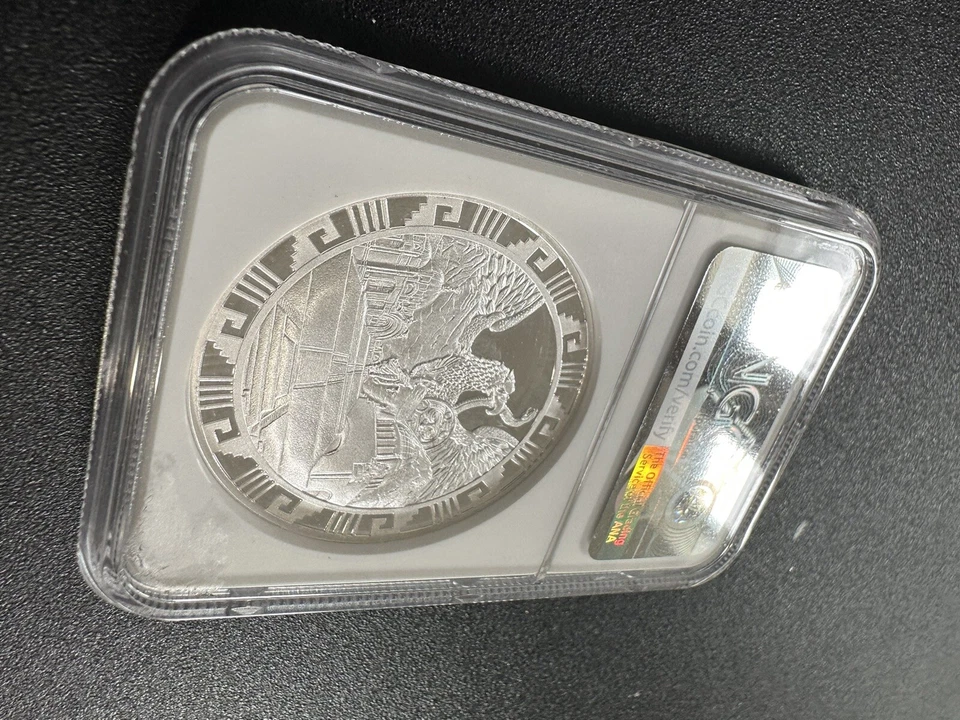 2016-Mo PCGS PR70 DCAM | MEXICO - "Mexican Elements" Silver Medal  Aztec Sign - Image 3 of 4