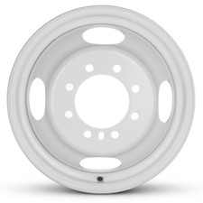 New Wheel For 2007-2026 Ford E450 Dually 16 Inch White Steel Rim