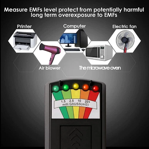 Magnetic Field Detector K2 EMF Meter KII Ghost Hunting Paranormal Equipment BLK - Picture 12 of 13