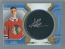 2019-20 Upper Deck Trilogy Rookie Signature Pucks RSP-KD Kirby Dach - Blackhawks