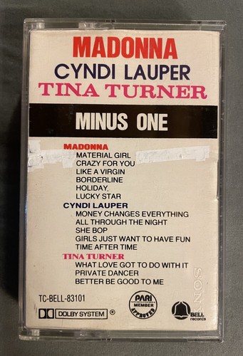VARIOUS COVER MADONNA CYNDI LAUPER TINA TURNER MINUS ONE CASSETTE PHILIPPINES - Picture 14 of 15