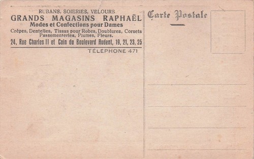 24-69A) CARTOLINA EXPOSITION DE CHARLEROI 1911 GRANDS MAGASINS RAPHAEL - Picture 2 of 2
