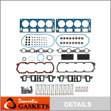 Head Gasket Set Head Bolts Fit 07-14 Cadillac GMC Sierra Chevrolet 6.0 6.2 VIN Y