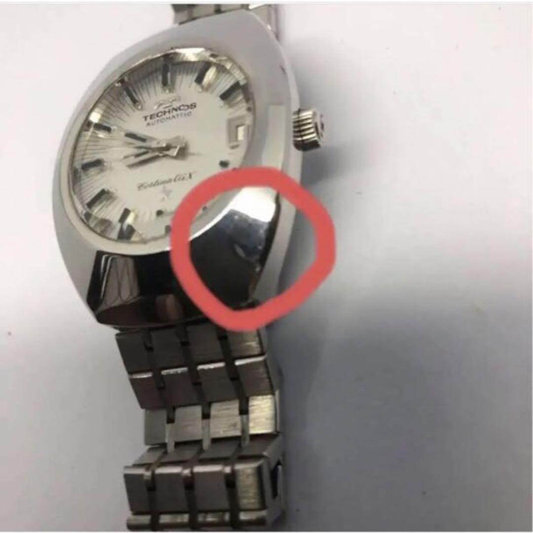 TECHNOS テクノス Cortina TECHNOS CORTINA GX AUTOMATIC 25 JEWELS RARE SILVER 70s