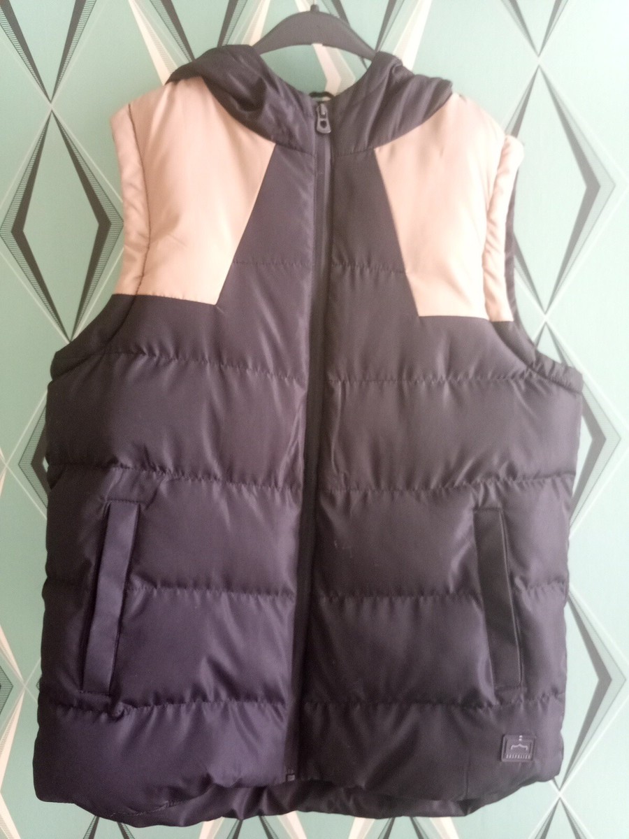 883 Police Mens Body Warmer Padded Gilet Zip Vest Black Size M