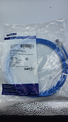 BELDEN C601106007 CAT 6+ MOD PATCH CORD BONDED 7FT (Lot Of 80)