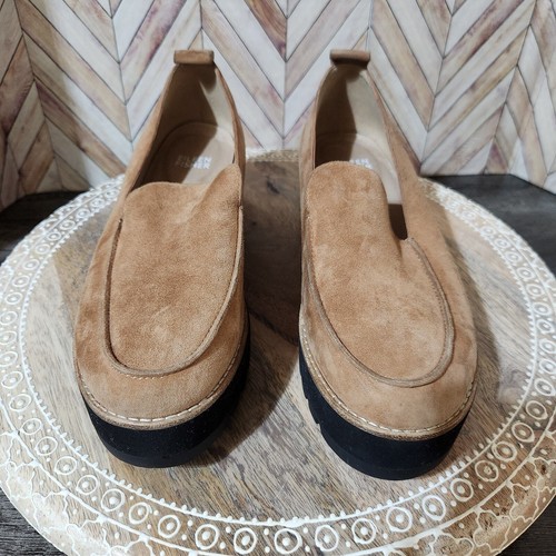 Mocassini Eileen Fisher Ellis suola a strappo plateau tabacco donna 7,5 - Foto 2 di 10