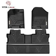 YITAMOTOR Floor Mats Liner for 2017-2025 Honda Ridgeline Crew Cab All Weather