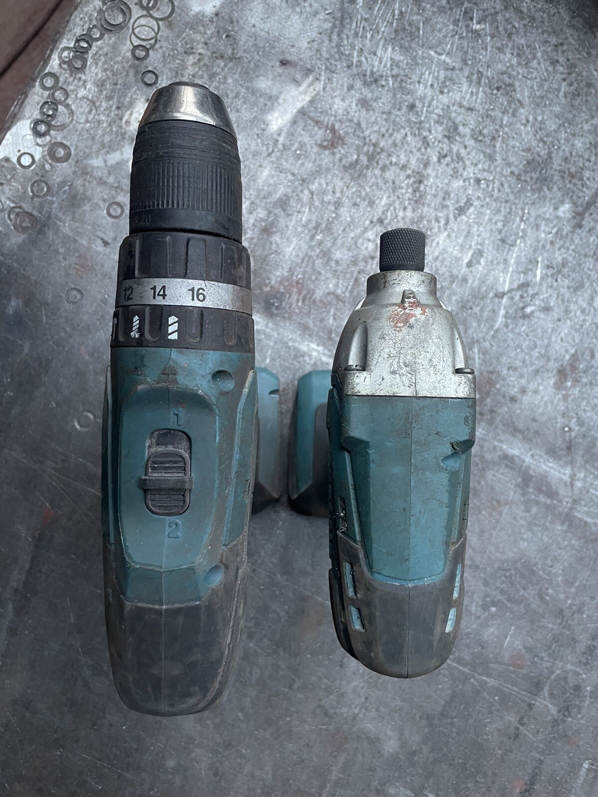 Makita G Series Set HP457D + TD127D 2 X Batteries (Won't Charge) eBay