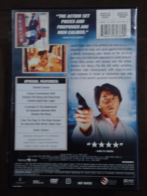 Crime Story R1 DVD Rare OOP Jackie Chan Kent Cheng Law Kar