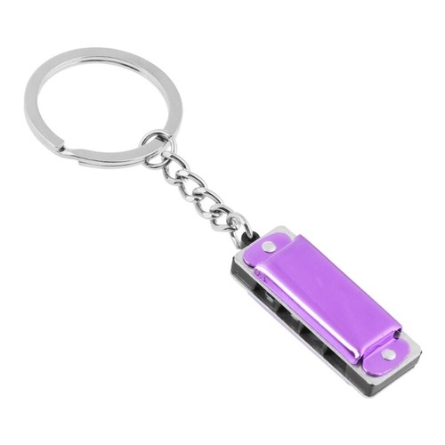 Colorful Harmonica Keychain for Key Chain for Key Ring for Kids Toy 3.6 x1.2 x 0 - Picture 12 of 16