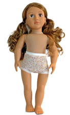 Flower Print Panty Underwear with Lace Trim for 18 inch Doll Clothes Girl