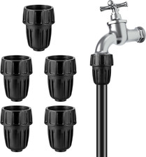 US Standard Faucet Adapter 6Pc, 3/4 "Faucet to 1/2" Drip Irrigation Fitting Gard