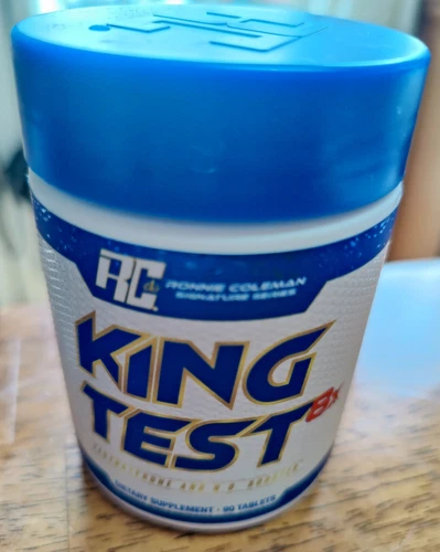 Ronnie Coleman Signature Series King Test 8X N.O. Booster. NIP! Free Pre Wo