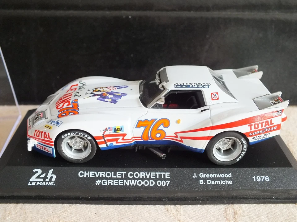 IXO? 24h Le Mans 1976 Chevrolet Corvette Greenwood 007 Greenwood 1/43 Mint/boxed - Immagine 2 di 2